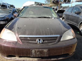 2001 Honda Civic EX Purple Sedan 1.7L Vtec AT #A22608